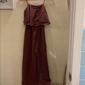 Marroon Jumpsuit